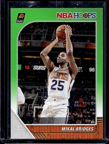 2019-20 Hoops #153 Mikal Bridges Neon Green