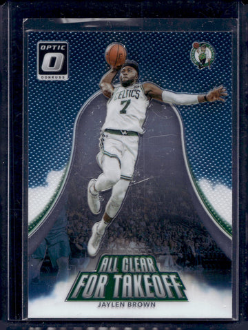 2017-18 Donruss Optic #6 Jaylen Brown All Clear for Takeoff