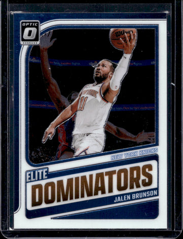 2024-25 Donruss Optic #20 Jalen Brunson Elite Dominators