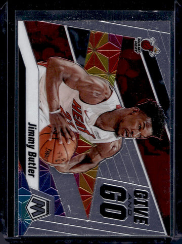 2019-20 Panini Mosaic #15 Jimmy Butler Give and Go