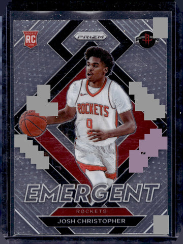 2021-22 Panini Prizm #24 Josh Christopher Emergent Prizms