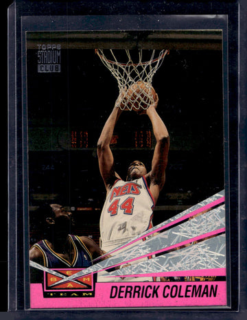 1993-94 Stadium Club #7 Derrick Coleman Beam Team