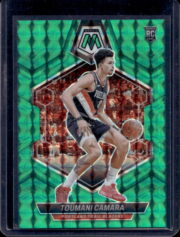 2023-24 Panini Mosaic #249 Toumani Camara Green