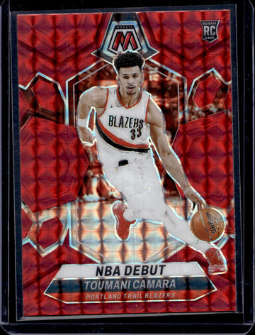2023-24 Panini Mosaic #270 Toumani Camara Red