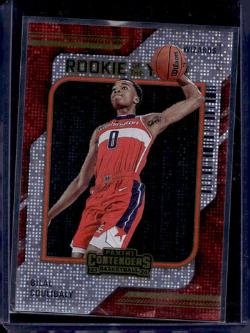 2023-24 Panini Contenders #8 Bilal Coulibaly Rookie of the Year Contenders