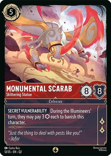 Monumental Scarab - Skittering Statue (12/35) [Illumineer's Quest: Palace Heist]