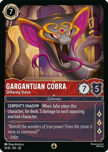 Gargantuan Cobra - Slithering Statue (13/35) [Illumineer's Quest: Palace Heist]