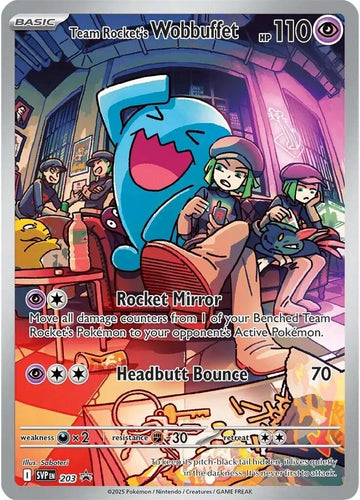 Team Rocket's Wobbuffet - 203 - (SV: Scarlet & Violet Promo Cards)