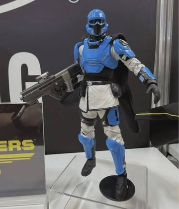 McFarlane Gaming Edition - Helldivers II TR-7 Ambassador of the Brand [Silver Platinum Edition] - 7" Action Figure (PRE-ORDER JULY 2026)