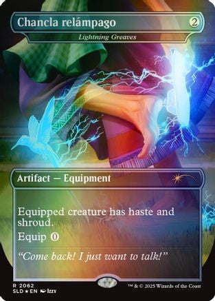 Chancla relÃ¡mpago - Lightning Greaves (Rainbow Foil) (SLD-2062) - Secret Lair Drop Series Foil