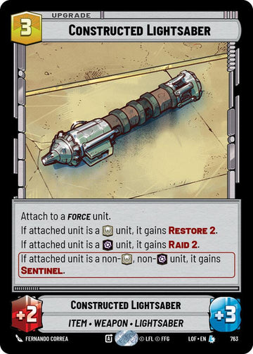 Constructed Lightsaber (Foil) - 763 - (Legends of the Force)