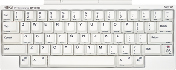 HHKB Hybrid Type-S SNOW 25th Anniversary Edition 60% Dye Sub PBT Mechanical Keyboard