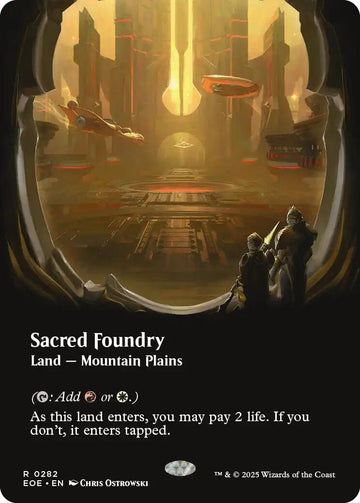 Sacred Foundry (Borderless) [EOE] - Near Mint