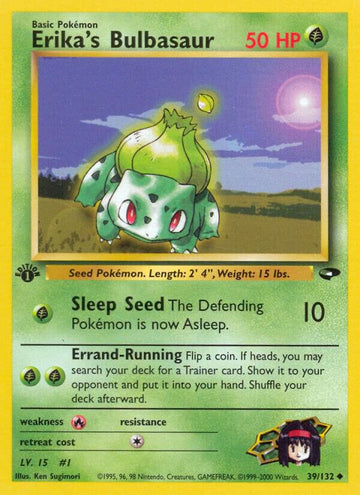 Erika's Bulbasaur - Gym Challenge