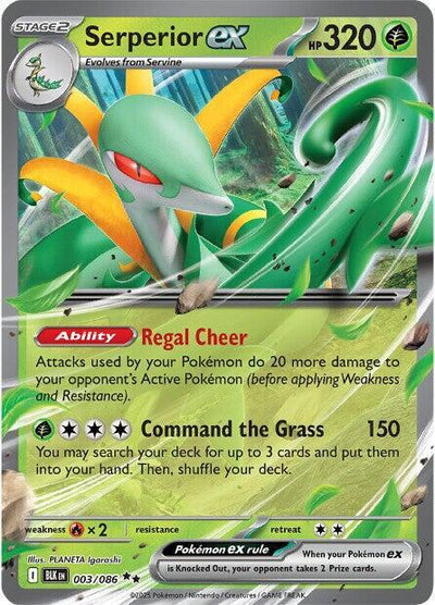 Serperior ex - SV: Black Bolt