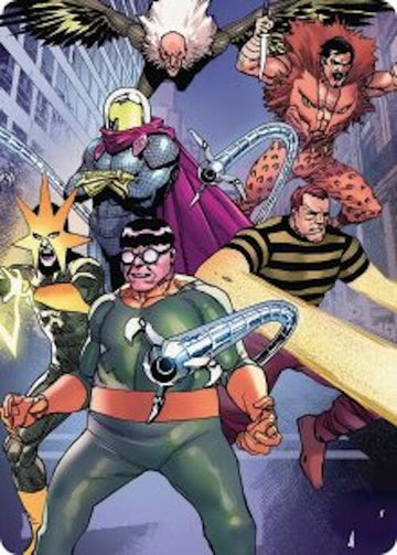 Behold the Sinister Six! Art Card (45/54) - Art Series: Marvel's Spider-Man