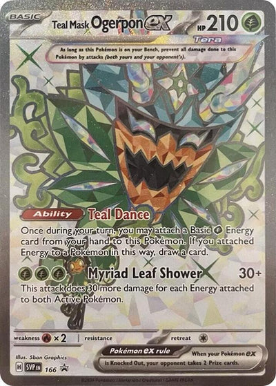 Teal Mask Ogerpon ex - 166 - SV: Scarlet & Violet Promo Cards