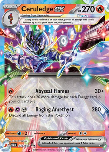 Ceruledge ex - SV08: Surging Sparks
