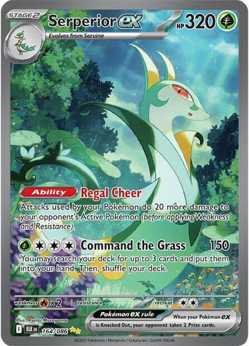 Serperior ex - 164/086 - SV: Black Bolt