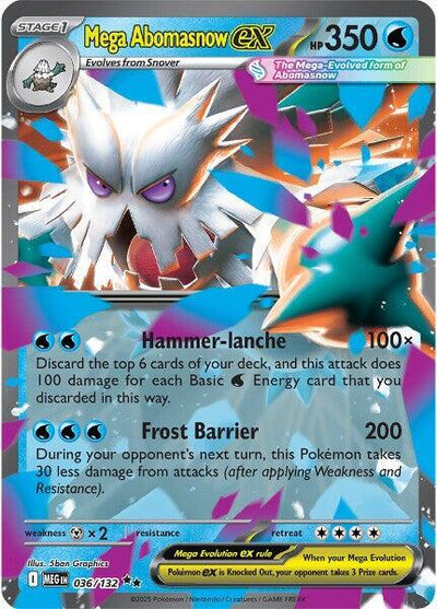 Mega Abomasnow ex - 036/132 - ME01: Mega Evolution