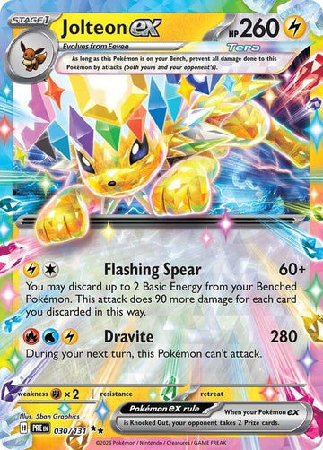 Jolteon ex - 030/131 - SV: Prismatic Evolutions