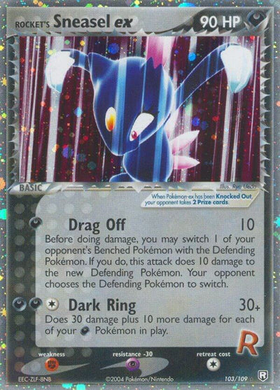 Rocket's Sneasel ex - Team Rocket Returns