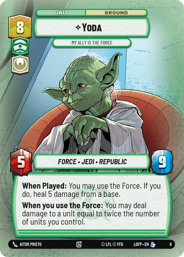 Yoda - My Ally is the Force - 6 - (Legends of the Force: Weekly Play Promos)
