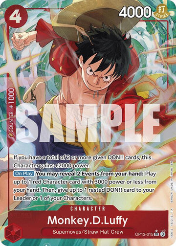 Monkey.D.Luffy (Alternate Art) - OP12-015 - (Legacy of the Master)