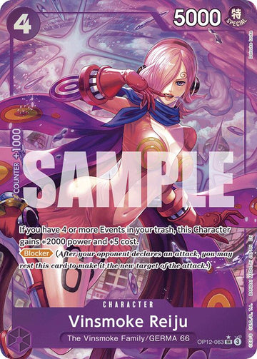 Vinsmoke Reiju (Alternate Art) [OP12] - Near Mint
