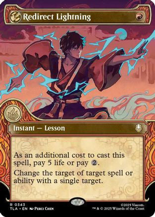 Redirect Lightning (Showcase) (TLA-343) - Avatar: The Last Airbender