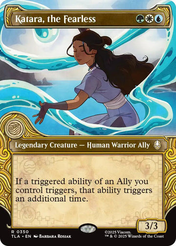 Katara, the Fearless (Showcase) [TLA] - Lightly Played