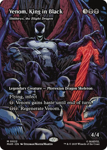 Venom, King in Black - Skithiryx, the Blight Dragon (Borderless) - 22 - (Marvel Universe Eternal-Legal)