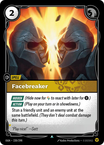 Origins - Facebreaker 220/298