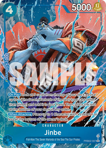 Jinbe - PRB02-007(Alternate Art) [PRB-02] - Near Mint