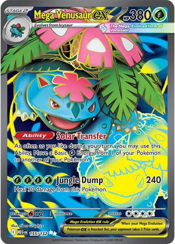 Mega Venusaur ex - 155/132 [MEG] - Near Mint