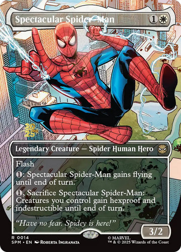 Spectacular Spider-Man (Borderless) - 14 - (Prerelease Cards)