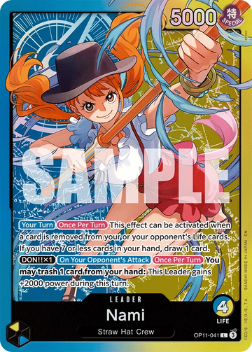 Nami - OP11-041 (Nami Deck) - OP11-041 - (Learn Together Deck Set)