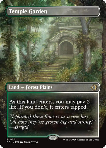 Temple Garden (Borderless) [ECL] - Near Mint