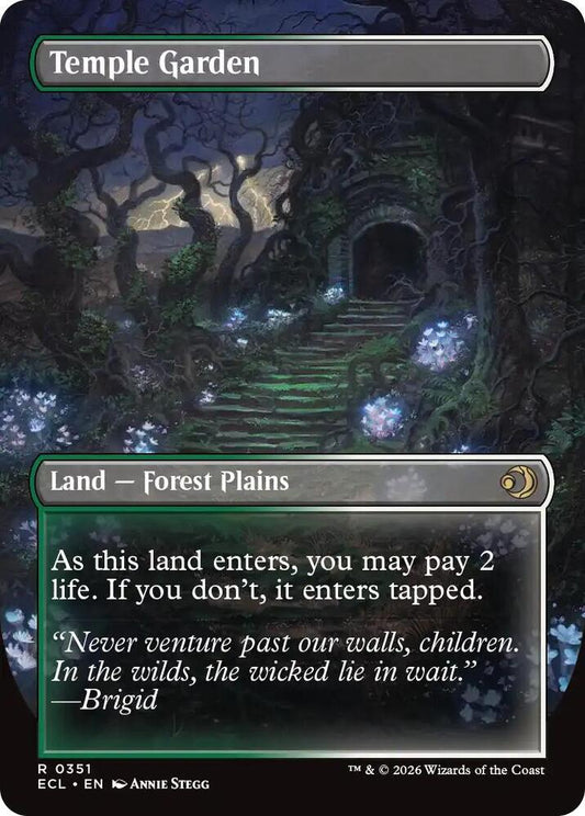 Temple Garden (Borderless) [ECL] - Near Mint