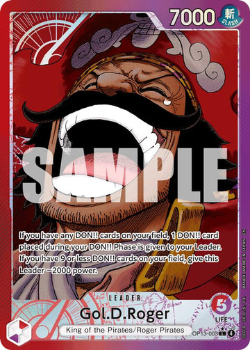 Gol.D.Roger (003) (Alternate Art) [OP13] - Near Mint