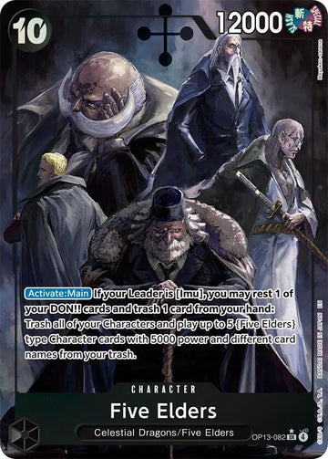 Five Elders (Alternate Art) [OP13] - Near Mint