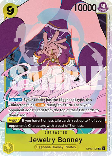 Jewelry Bonney (108) - OP13-108 - (Carrying On His Will)