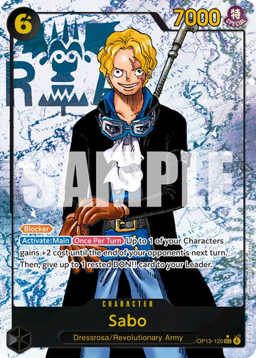Sabo (120) (Parallel) [OP13] - Near Mint