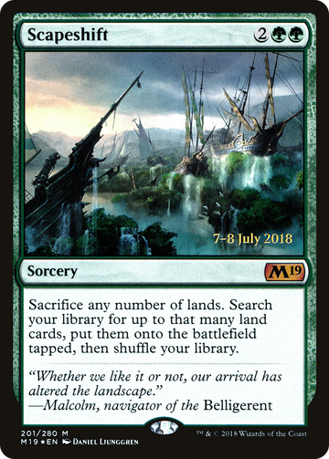 Scapeshift (PRE-201S) - Core Set 2019 Promos Foil