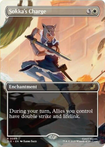 Sokka's Charge (Borderless) [TLE] - Near Mint