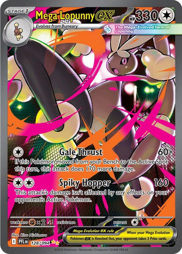 Mega Lopunny ex - 128/094 - (ME02: Phantasmal Flames)