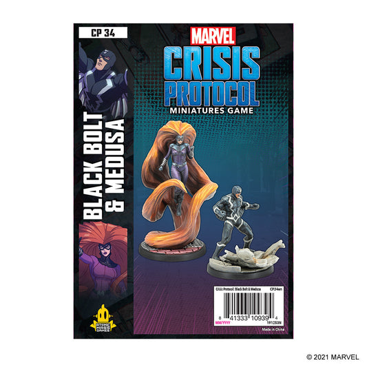 Marvel Crisis Protocol : Black Bolt and Medusa