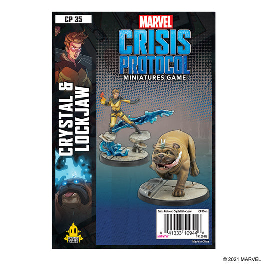 Marvel Crisis Protocol : Crystal and Lockjaw