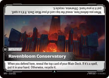 Ravenbloom Conservatory (215/221) - Spiritforged Foil