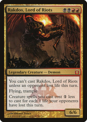 Rakdos, Lord of Riots [RTR] - Near Mint